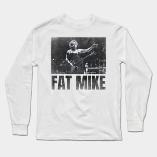 FAT MIKE simple urban black n white Long Sleeve T-Shirt